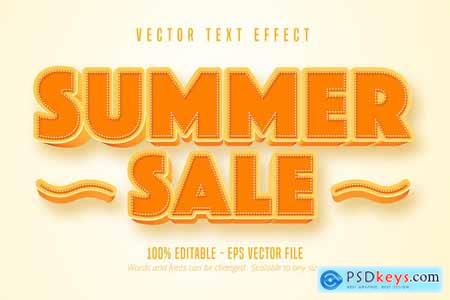 Summer Sale - Editable Text Effect, Font Style