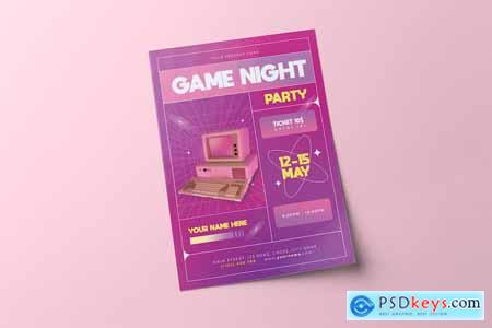 Game Night Party Flyer