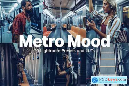 20 Metro Mood Lightroom Presets and LUTs