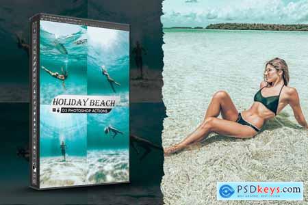 Holiday Beach Photoshop Actions