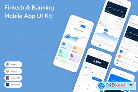 Fintech & Banking Mobile App UI Kit