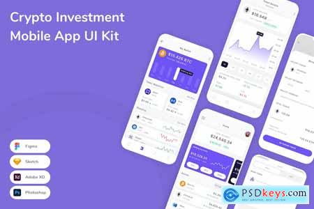 Crypto Investment Mobile App UI Kit