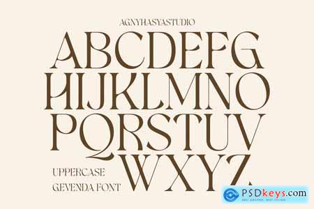 Gevenda - A Display Serif