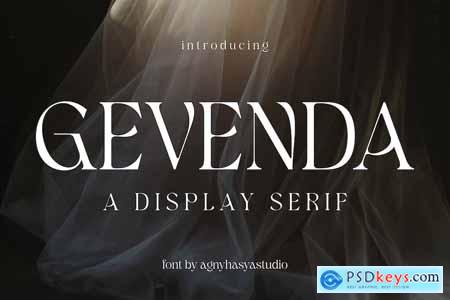 Gevenda - A Display Serif