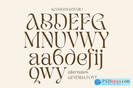 Gevenda - A Display Serif