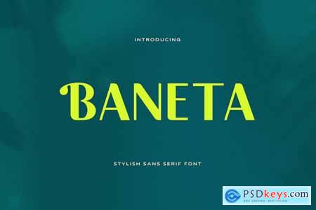 Baneta Stylish Sans Serif