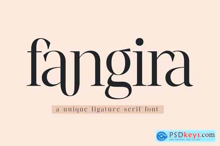 Fangira Unique Serif Font