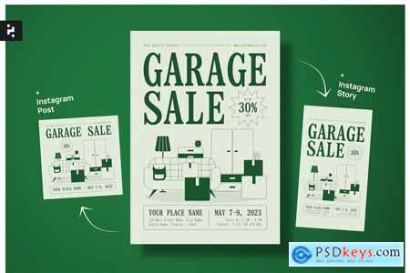 Minimal Garage Sale Flyer