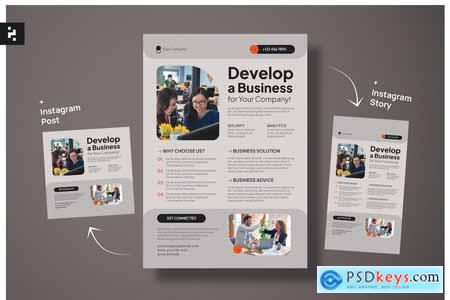 Business Services Corporate Flyer