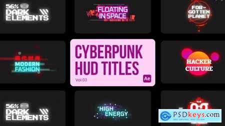 Cyberpunk Titles 03 for After Effects 445038630