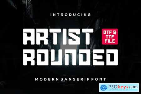 Artist Rounded Fonts