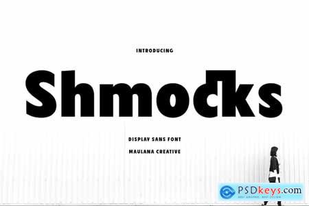 Shmocks Retro Sans Display Font