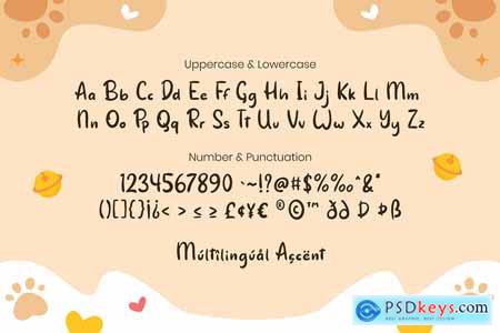 Catto Puroo - Display Font