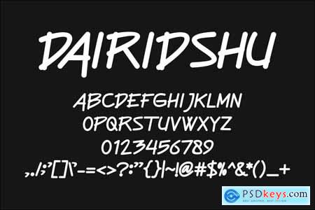 Dairidshu Fonts