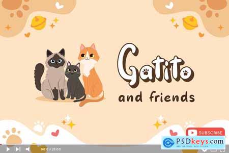 Catto Puroo - Display Font