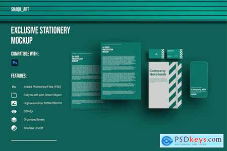Exclusive Stationery Mockup