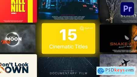 Cinematic Titles for Premiere Pro Vol. 03 44953012