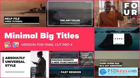 Minimal Big Titles FCPX 44741351