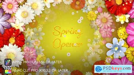 Spring Flowers Titles - Apple Motion 44761591