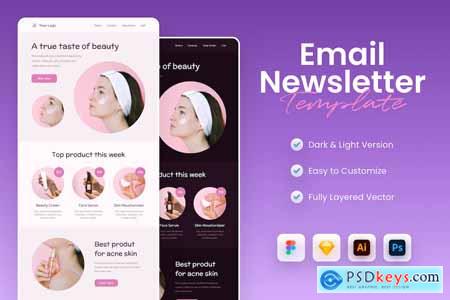 Beauty Email Newsletter Template