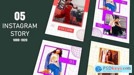 Stylish Instagram Story Frames After Effects Template 45086732