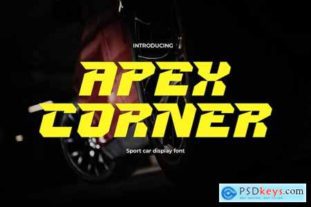 Apex Corner - Modern Racing Font
