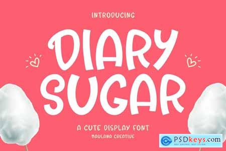 Diary Sugar Cute Display Font