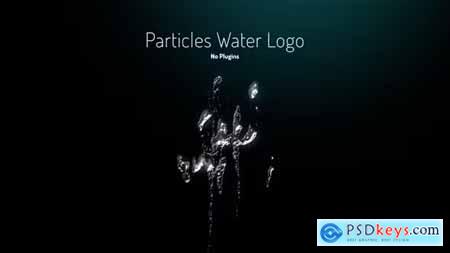 Particles Water Logo - No Plugins 44762621