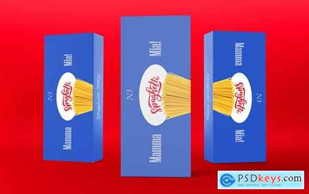 Pasta Packing - Rectangular Mockup - 5 options