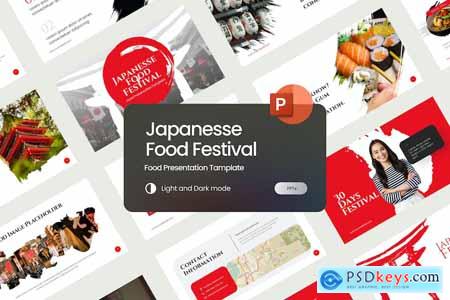 Japanese Food Festival PowerPoint Template