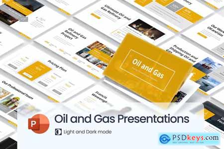Oil and Gas Energy PowerPoint Template
