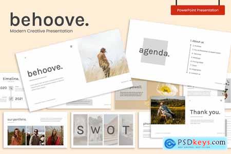 Behoove - Modern Creative Presentation Template