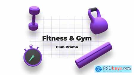 Fitness & Gym Club Promo 44531445