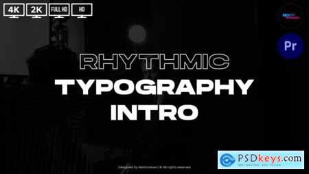 Rhythmic Typography Intro MOGRT 44505676