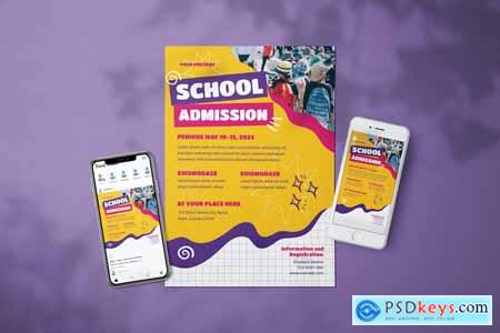 School Admission - Education Flyer Media Kit