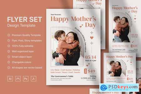 Mother's Day Flyer Set KDYDFHX