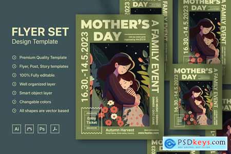 Mother's Day Flyer Set BLVBCKE