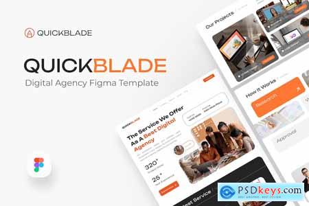 Quickblade - Digital Agency Figma Template