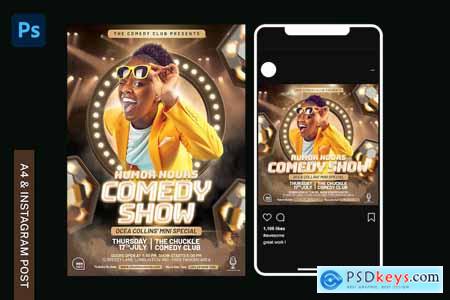 Stand Up Comedy Flyer ZS2GRRM
