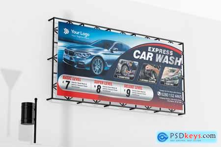 Car Wash Billboard Template