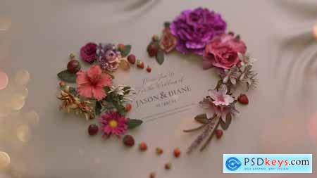 Floral Wedding Slideshow 44798936