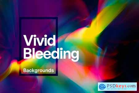 Vivid Color Bleeding Backgrounds