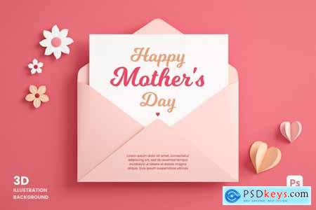 Mother's Day Greeting Card Background