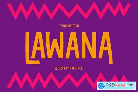 Lawana - a Display Typeface