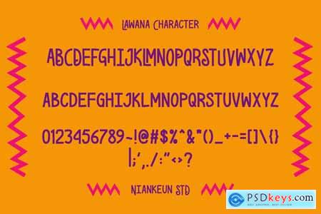 Lawana - a Display Typeface