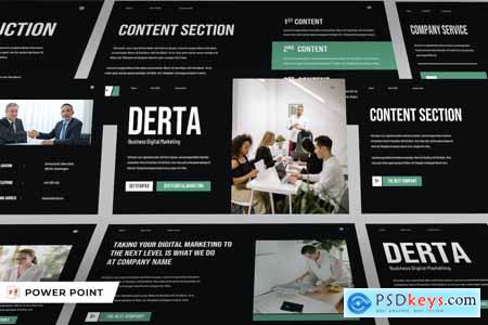 Derta Digital Marketing PPT Templates