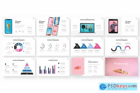 Creativey Simple Color Pop PowerPoint Template
