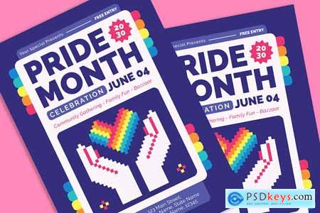 Pride Month Celebration Flyer