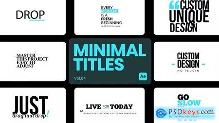 Minimal Titles 04 for After Effects 45315112