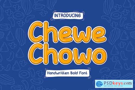 Chewe Chowo - Handwritten Bold Font